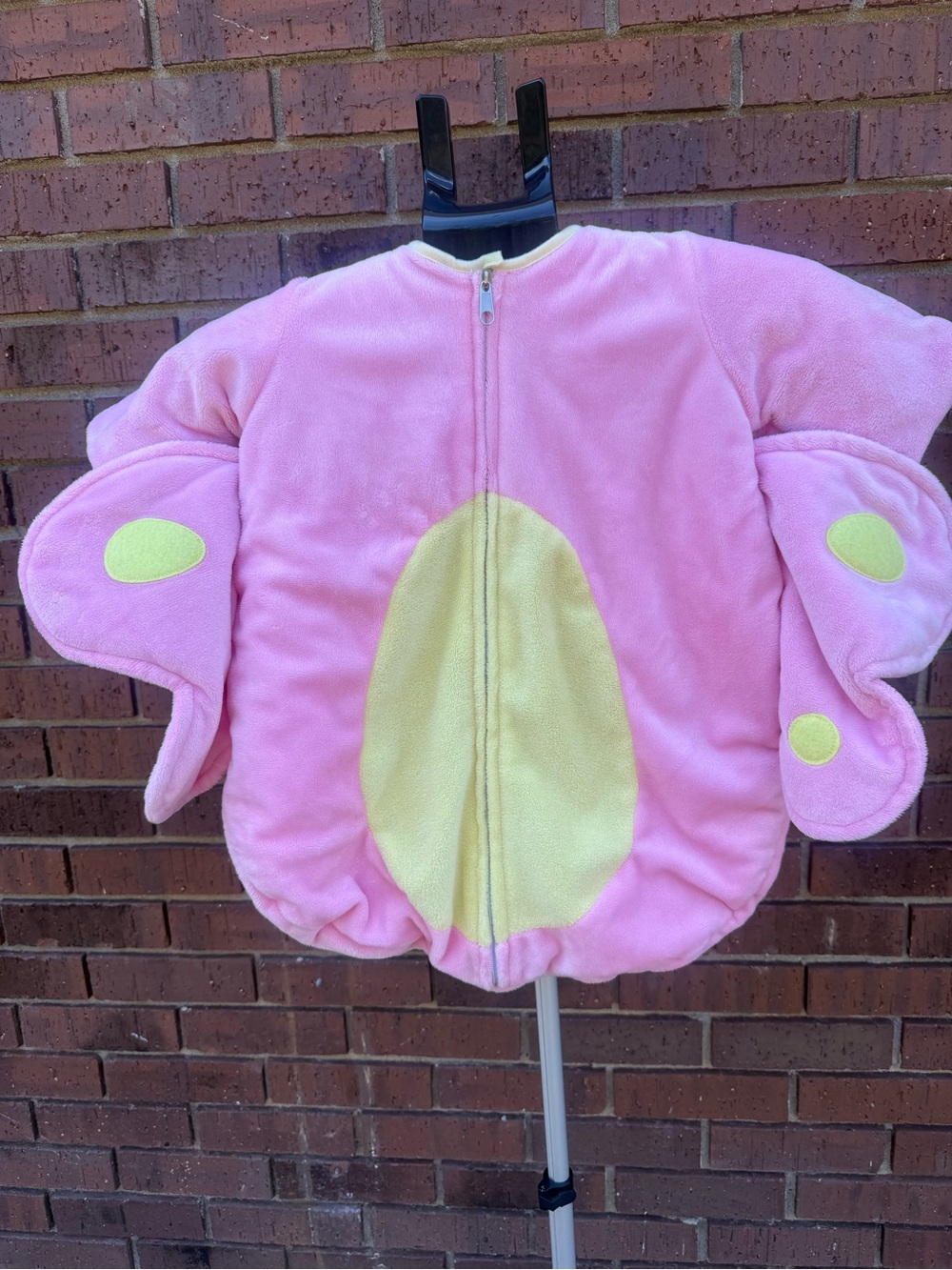 Just Pretend Pink Butterfly Plush Costume One Piece 0-6M